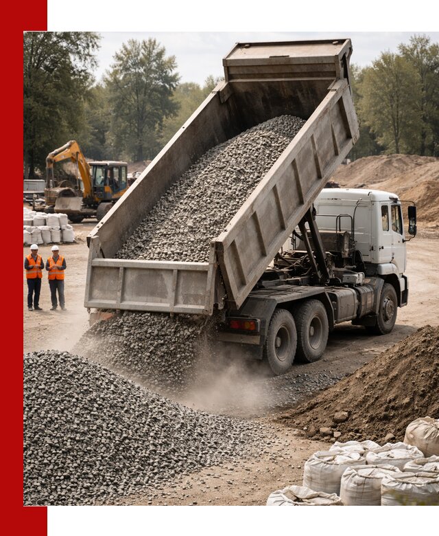 Аренда самосвала в Лангепасе для доставки сыпучих и нерудных материалов