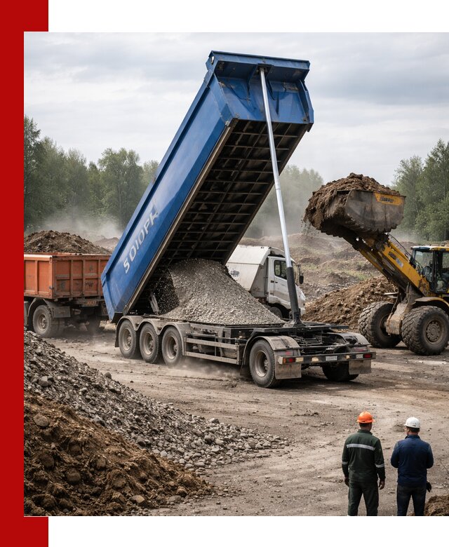 Аренда тонар 40 тонн в Лангепасе с доставкой материалов