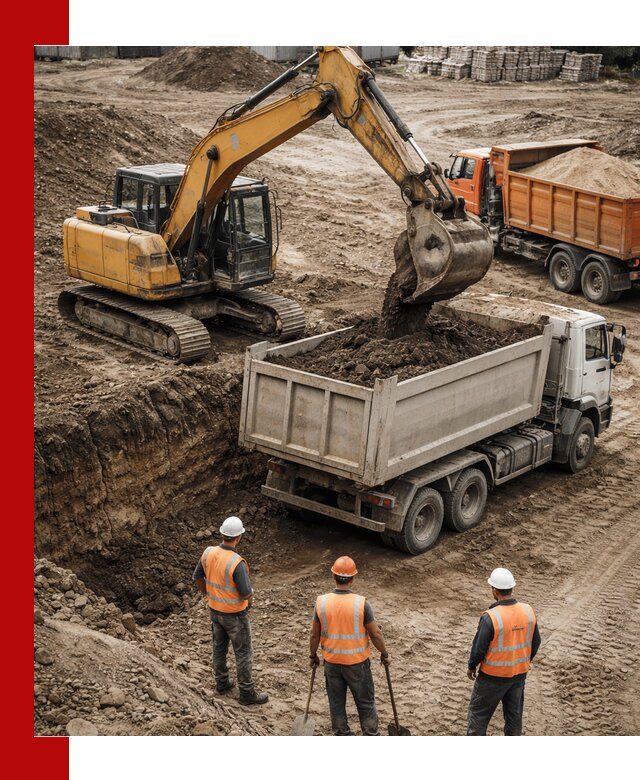 Разработка грунта для строительства и благоустройства в Лангепасе