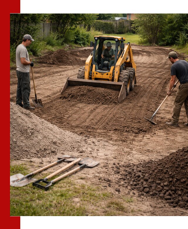 Планировка участка грунтом с вывозом и доставкой в Лангепасе