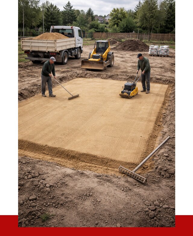 Устройство песчаной подушки в Лангепасе от 4545 р. ПРОНЕРУДЛнг