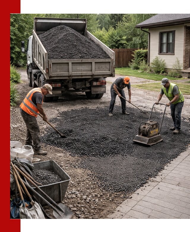 Асфальтовая крошка для двора с доставкой в Лангепасе